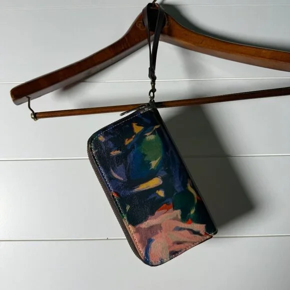 NWOT Patricia Nash Wallet/Clutch with Handle Multicolor - Picture 5 of 5